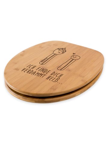 Mr. & Mrs. Panda WC Brille Streichhölzer mit Spruch in Transparent