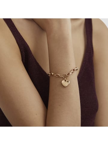 s.Oliver Armband Chunky Heart in roségold