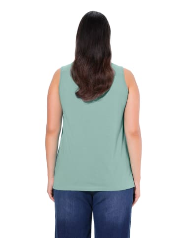 Ulla Popken Strick-Top in helles moosgrün