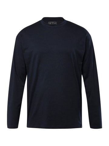 STHUGE Kurzarm T-Shirt in dunkel marine