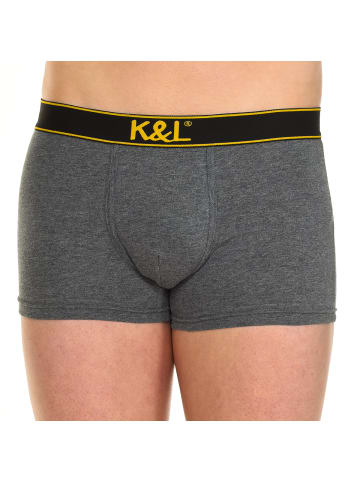 Kisses and Love 2er-Set: Boxershorts in Gray