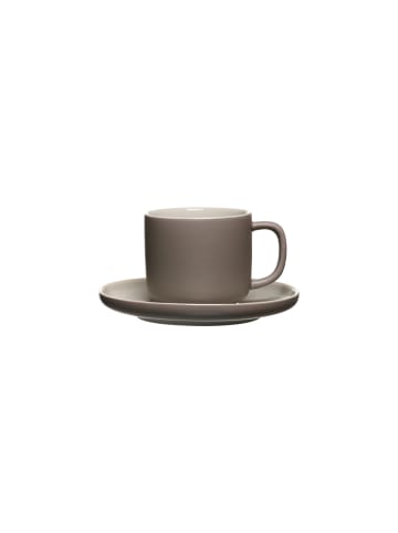 Ritzenhoff & Breker Kaffeetasse mit Untertasse Jasper in 240 ml in Taupe