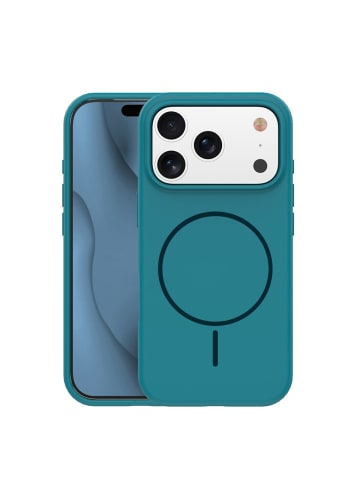 COFI 1453 TFO Silicone Thin Mag kompatibel mit Apple iPhone 15 Türkis in Türkis