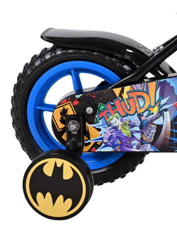 Volare Kinderfahrrad Batman Fahrrad für Jungen 10 Zoll Kinderrad in Schwarz 2 Jahre