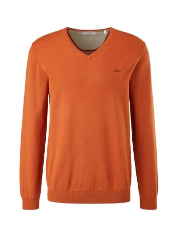 S.OLIVER RED LABEL Pullover in Orange