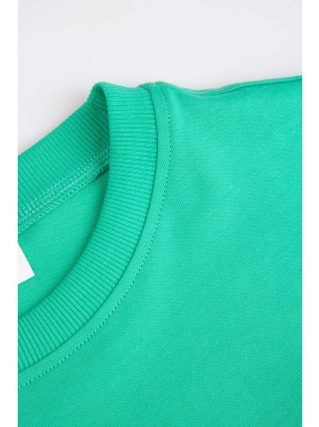 Coccodrillo Baumwoll-T-Shirt mit kurzen Ärmeln in grün