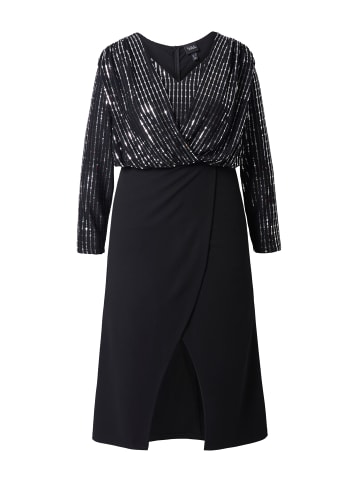 Ulla Popken Midikleid in schwarz