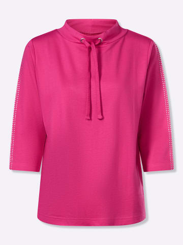 Sieh an! Sweatshirt in fuchsia