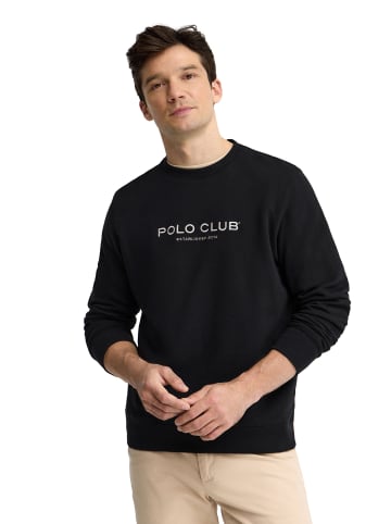 Polo Club Sweatshirt in Schwarz
