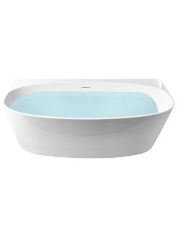 Beliani 2-tlg Badewanne PARNAIBA in Weiß symmetrisch