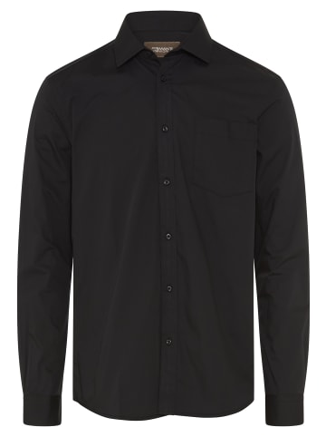 Man's World Langarmhemd in schwarz