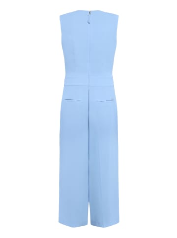BETTY & CO Jumpsuit mit Wasserfallausschnitt in Hellblau
