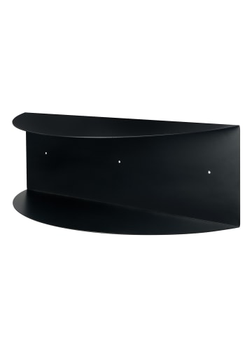 home24 Wandboard Beikou - halbrund in Schwarz