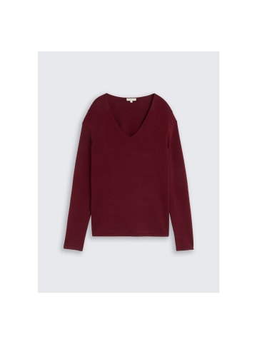 Tom Tailor Pullover in Preppy Plum