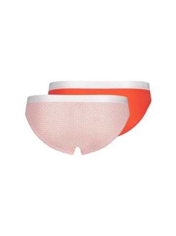 Skiny Slip 2er Pack in Rosa/Rot