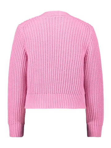 BETTY & CO Grobstrickjacke ohne Verschluss in Moonlite Mauve