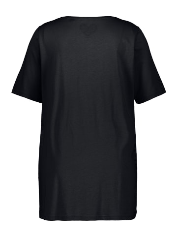 Ulla Popken Shirt in schwarz