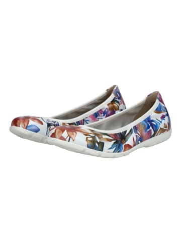Caprice Ballerinas Weiß/Blau