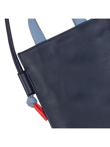 DuDu Faro Handytasche Leder 13 cm in navy