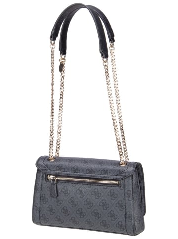 Guess Handtasche Noelle II Conv XBody Flap 72210 Logo in Coal Logo