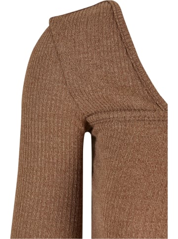 Urban Classics Urban Classics Damen Ladies Rib Squared Neckline Longsleeve in darkkhaki