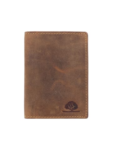 Greenburry Vintage Ausweisetui RFID Leder 9 cm braun