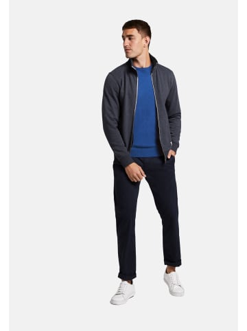 Tom Tailor Pullover 'Basic' in blau meliert