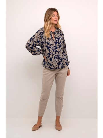 Cream Langarm-Bluse CRLucy Regular fit in Blue Paisley