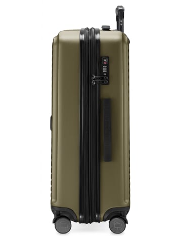 Hauptstadtkoffer Mitte - Mittelgroßer Koffer Trolley Reisekoffer TSA, 68cm, 4 Rollen, 88 L in Avocado