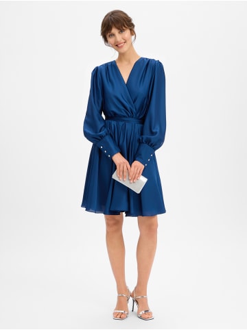 SWING Abendkleid in indigo - 0002