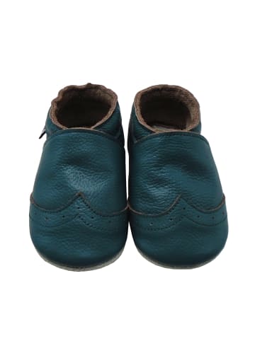 Mejale Baby Krabbelschuhe aus Leder, weiche Lauflernschuhe mit rutschfester Sohle