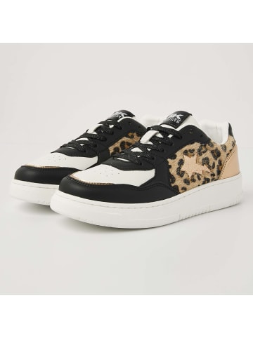 British Knights Sneaker Allure in schwarz/leopard/goldfarben