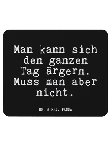 Mr. & Mrs. Panda Mouse Pad Man kann sich den... mit Spruch in Schwarz