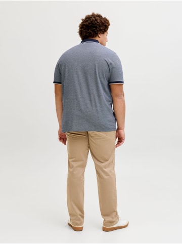 JACK & JONES PLUS Poloshirt in Maritime Blue