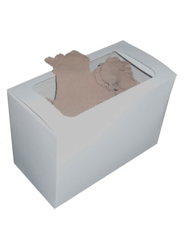 Cotton Prime® Probiersöckchen 100 Stück in Spenderbox in haut