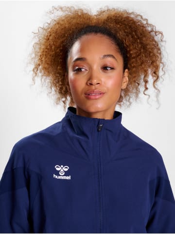 Hummel Reißverschluss Jacke Raglanärmel Hmltravel in MARINE