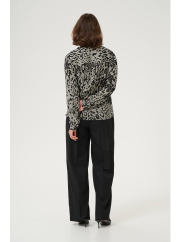 Kaffe Langarm-Bluse KAmilia Regular fit in Moonstruck / Black Animal
