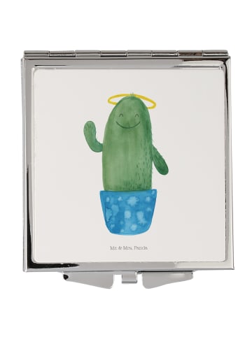 Mr. & Mrs. Panda Kleiner Spiegel Kaktus Heilig ohne Spruch in Weiß