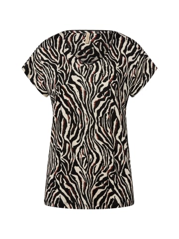 soyaconcept T-Shirt SC-Lenise 5 in schwarz beige