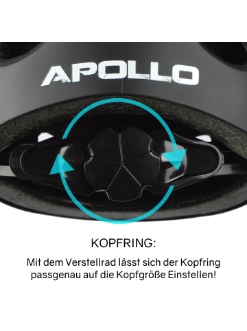 Apollo Skatehelm " Schutzhelm " in schwarz