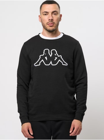 Kappa Sweatshirt Airvit in black-black-white