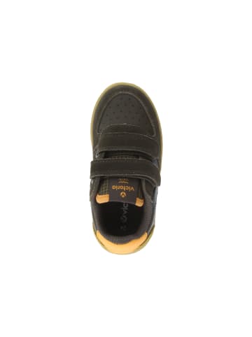 Victoria Time – Niedrige Kindersneaker aus Leder Grün