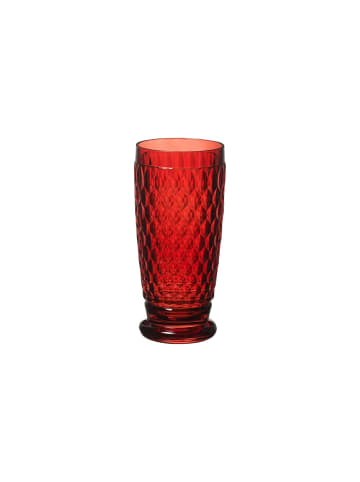 Villeroy & Boch 4er Set Longdrinkgläser Boston Coloured in – 400 ml in Rot