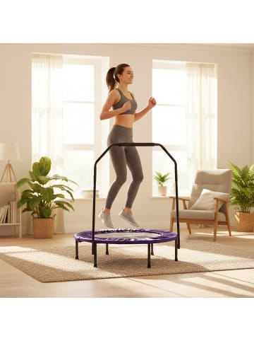 relaxdays Trampolin in Lila - Ø 102 cm