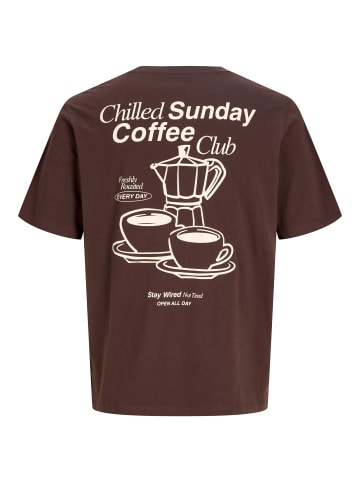Jack & Jones T-shirt in Coffee Bean