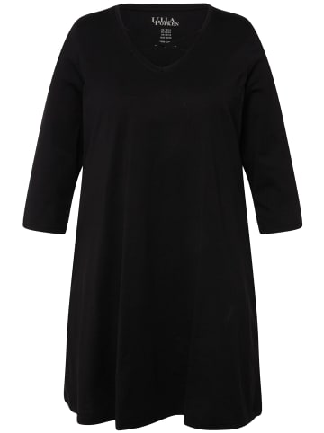 Ulla Popken Longshirt in schwarz