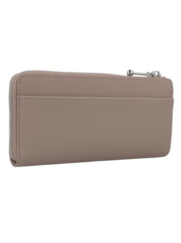 Lacoste Geldbörse 19 cm in taupe