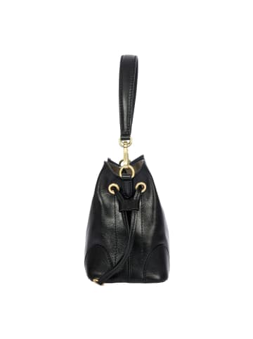 BRIC`s Volterra Schultertasche Leder 20 cm in black