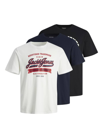 Jack & Jones T-Shirt 'Logo' in mehrfarbig