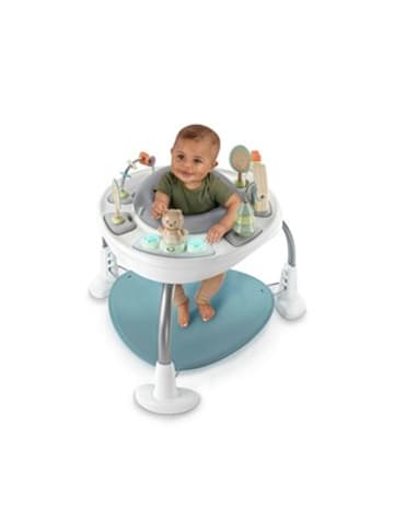 Ingenuity Spieltisch & -Sitz 2in1 Spring & Sprout in Mehrfarbig